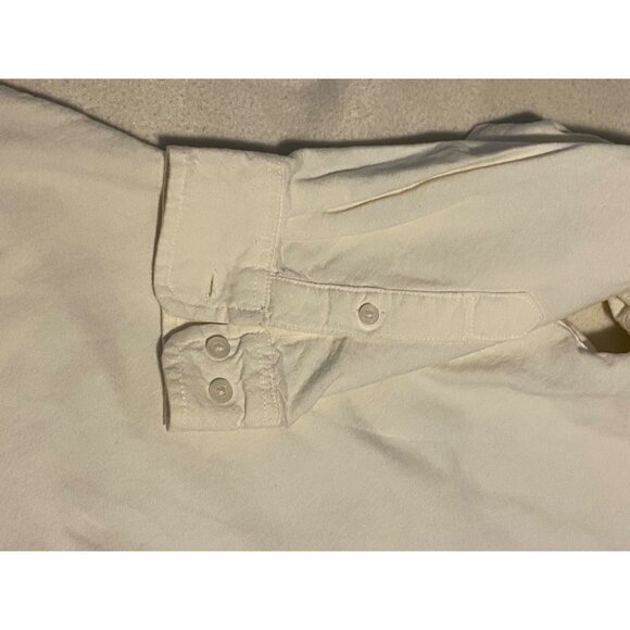 Urban Outfitters White Cotton Button-Up Shirt XL - Picture 8 of 11